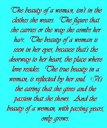 quotes about beautiful women inside and out